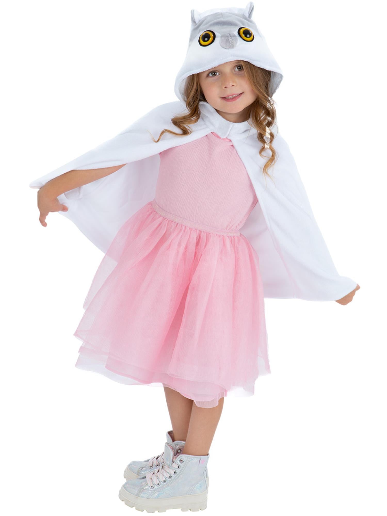 smiffys-fever-eulen-cape-kinder-pl-sch-eulenkapuze-s-m image 2