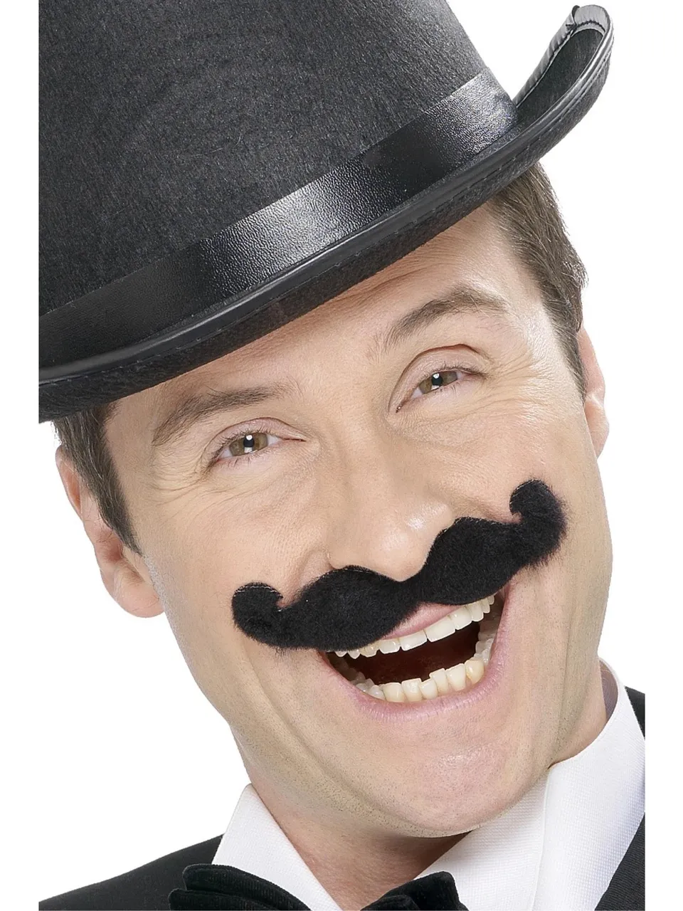 smiffys-fever-music-hall-schnurrbart-schwarz-selbstklebend image 1