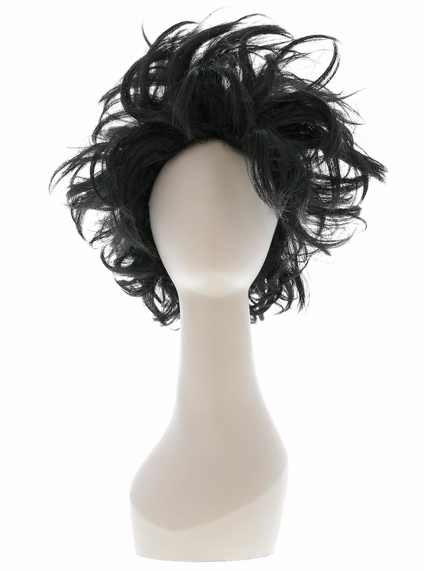 smiffys-fever-psycho-wig-halloween-per-cke-schwarz image 3