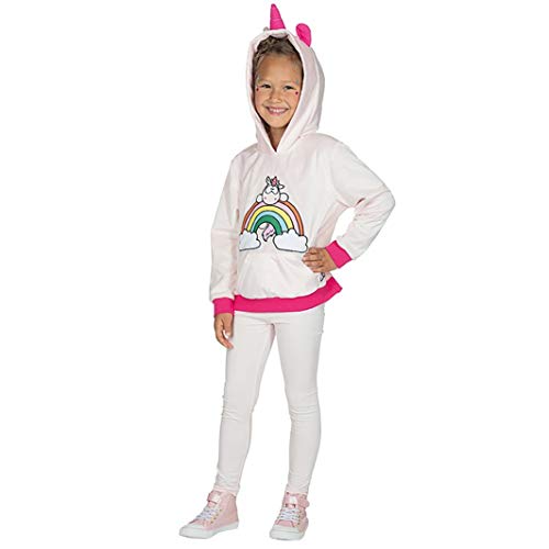 rubie-s-deluxe-einhorn-theodor-hoodie-kinderkost-m-128-wei image 2