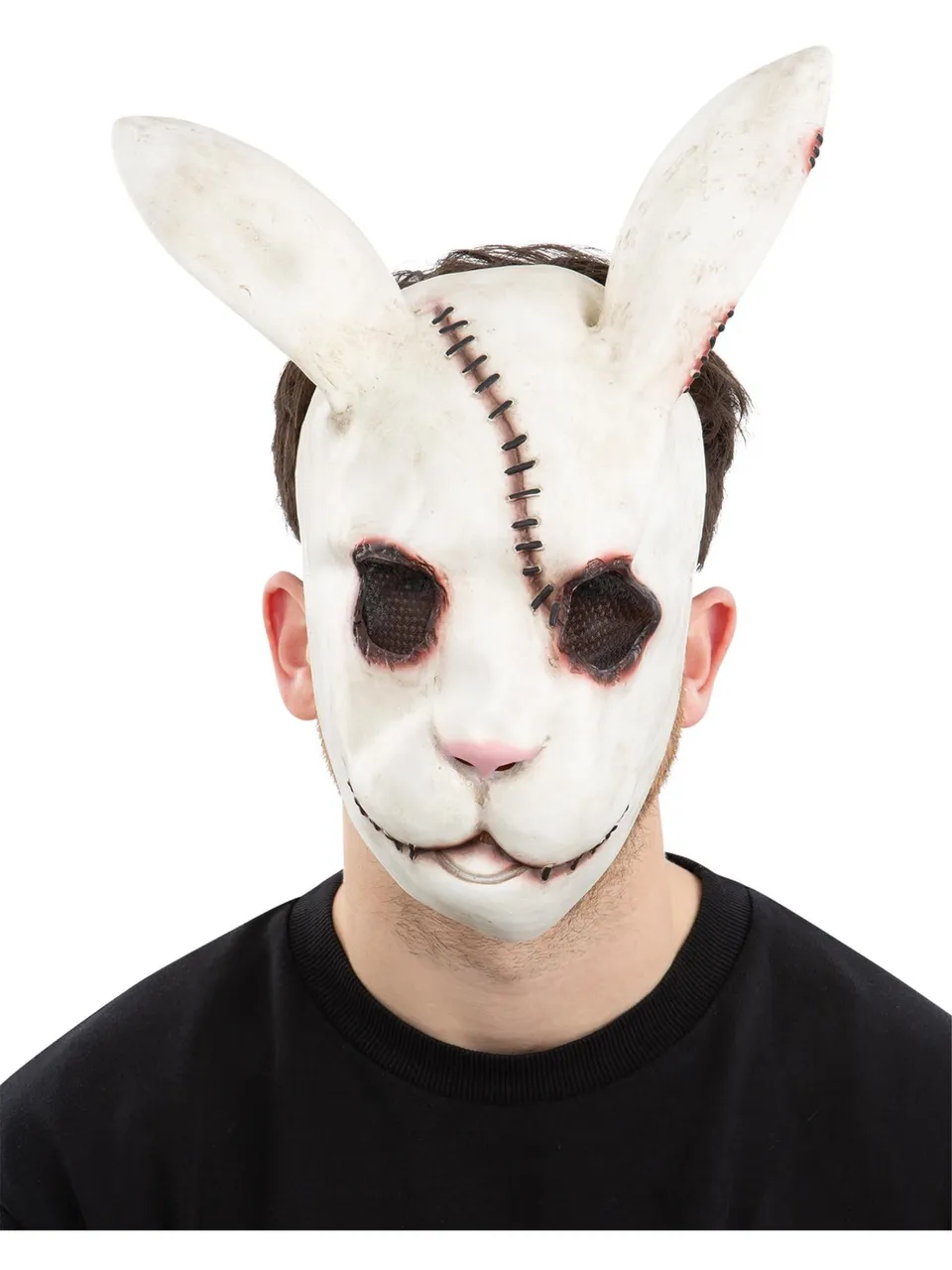 smiffys-makeup-fx-horror-bunny-maske-latex-unisex image 1
