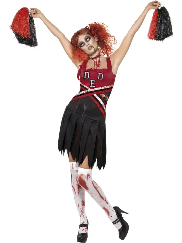 smiffys-fever-horror-cheerleader-kost-m-damen-m-zombie image 1