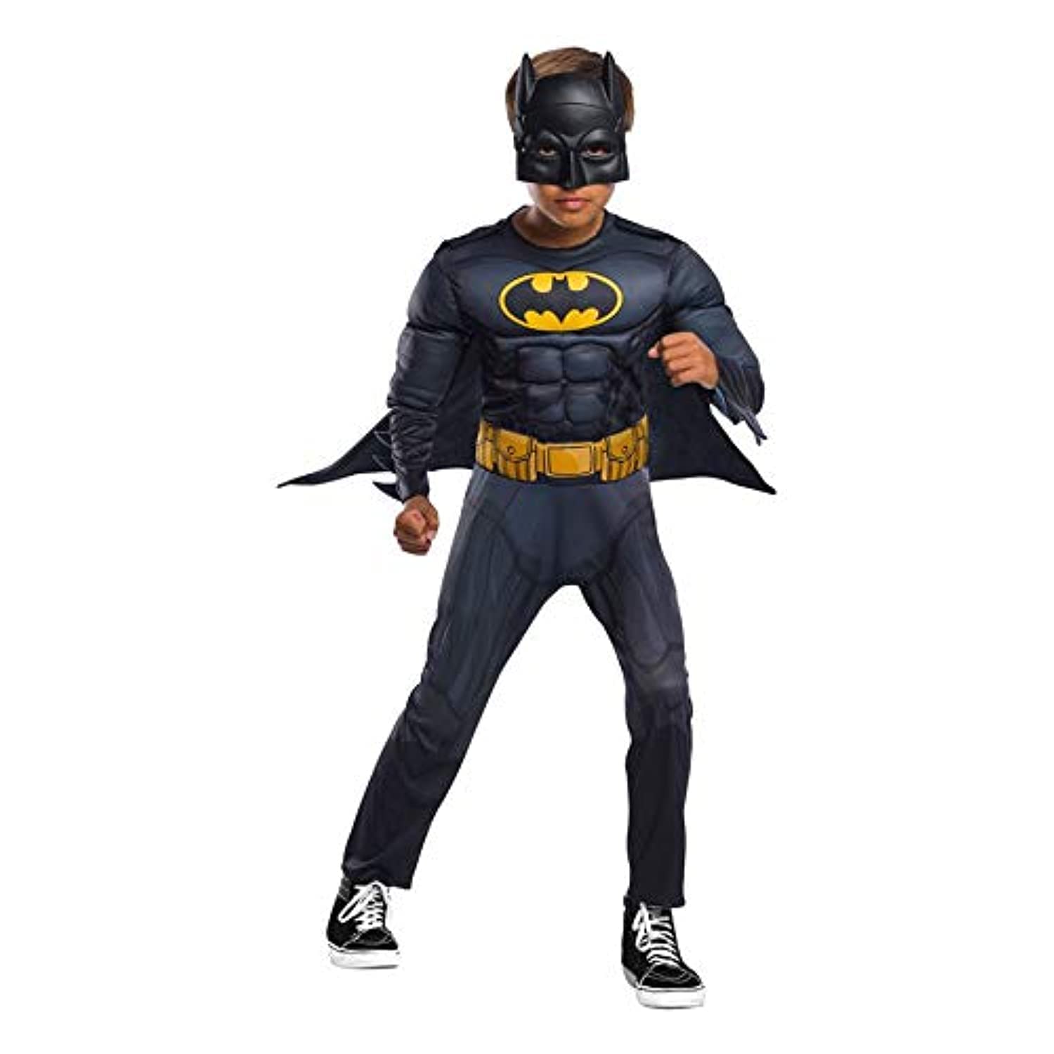 rubie-s-deluxe-batman-kost-m-mit-maske-f-r-jungen image 1