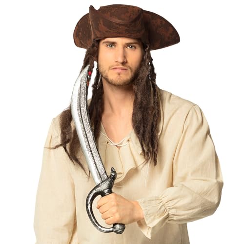 boland-accessories-piratenschwert-53cm-kunststoff-schwarz image 4