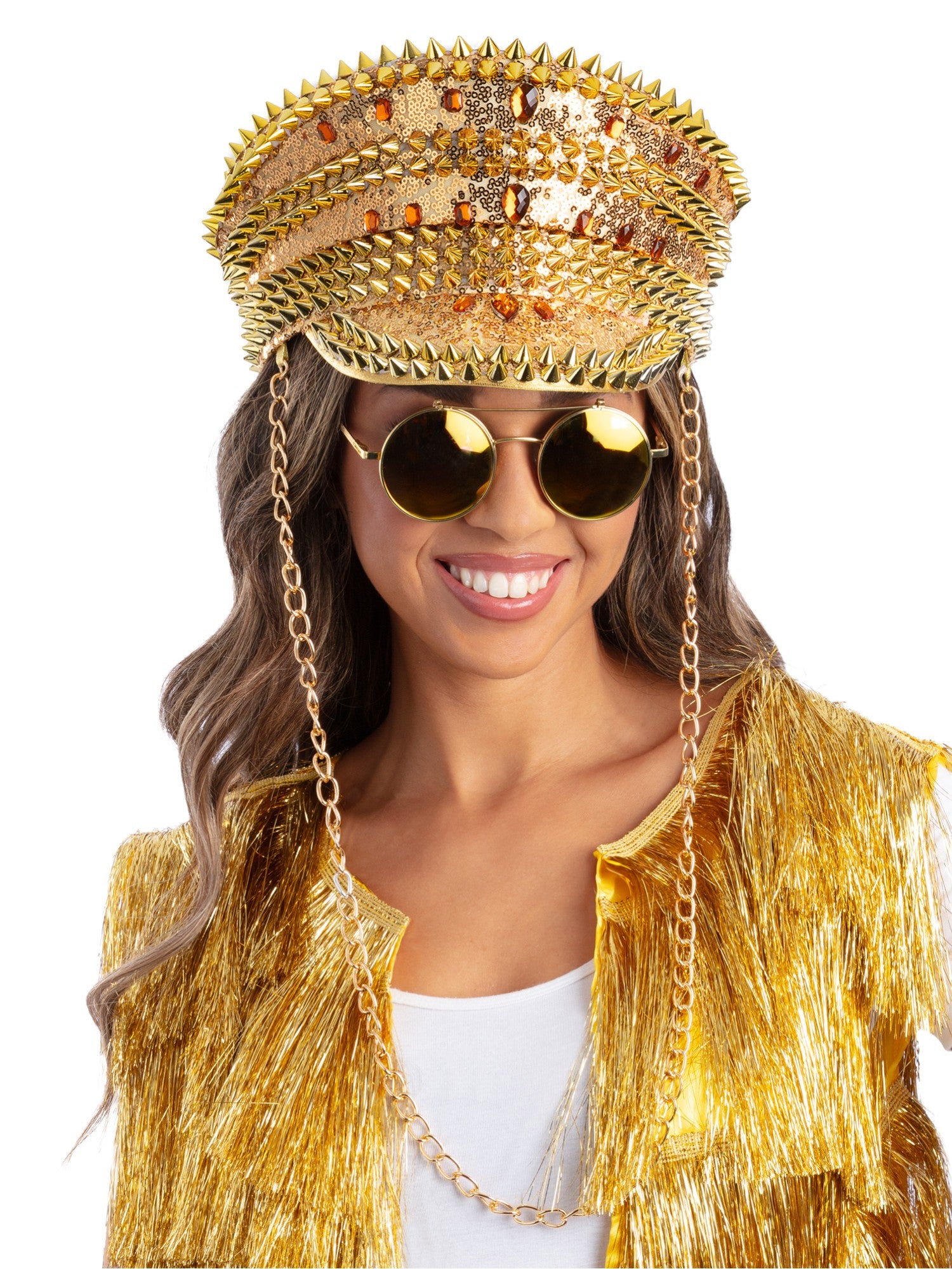 smiffys-fever-captains-hat-kapit-nsm-tze-gold-pailletten image 1