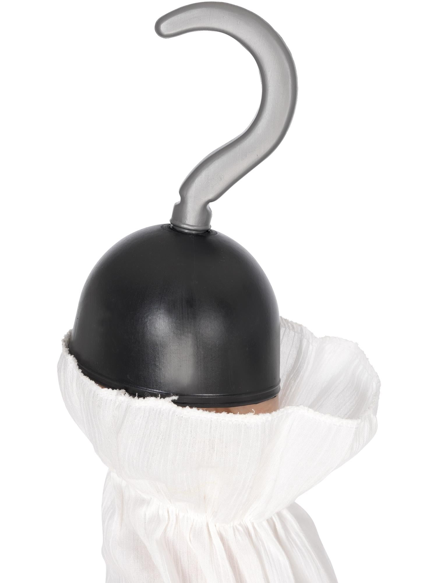 smiffys-fever-piratenhaken-schwarz-silber-hakenhand image 1