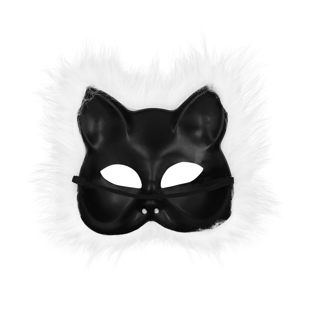 boland-tiermaske-katze-pl-sch-wei-e-halbmaske image 3