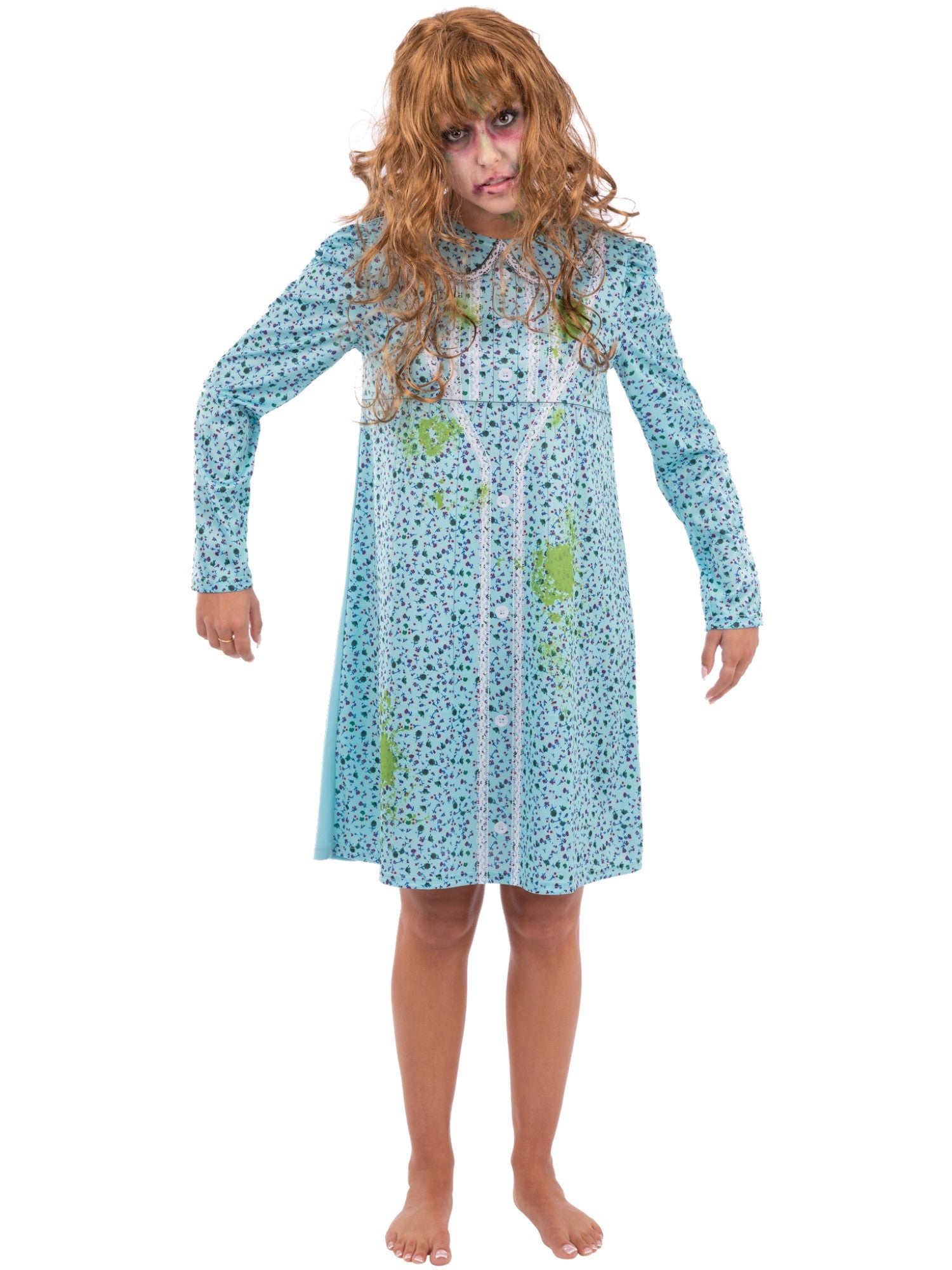 smiffys-fever-exorcist-regan-nachthemd-kost-m-gr-m-blau image 1