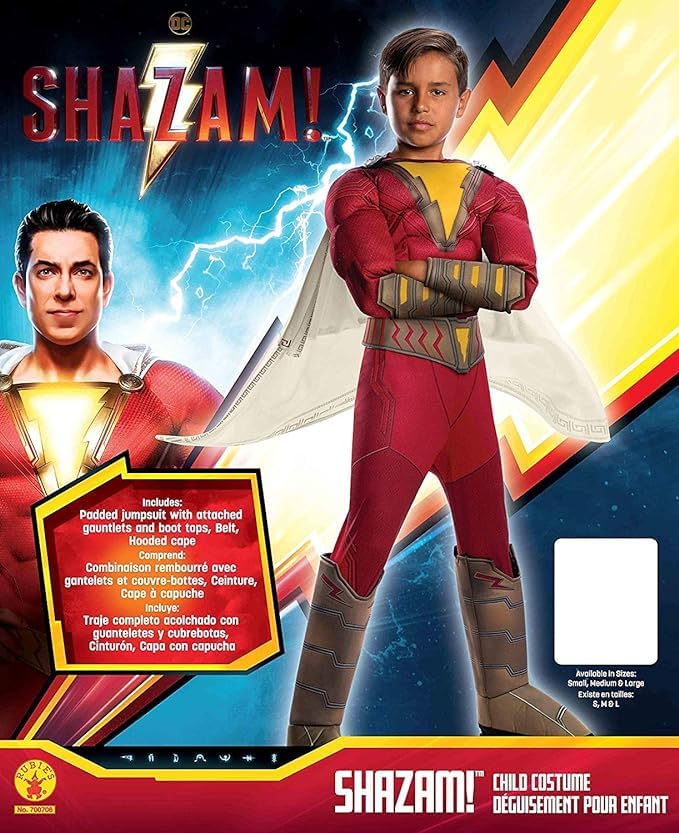 rubie-s-deluxe-shazam-kost-m-jungen-medium-5-7-jahre image 6