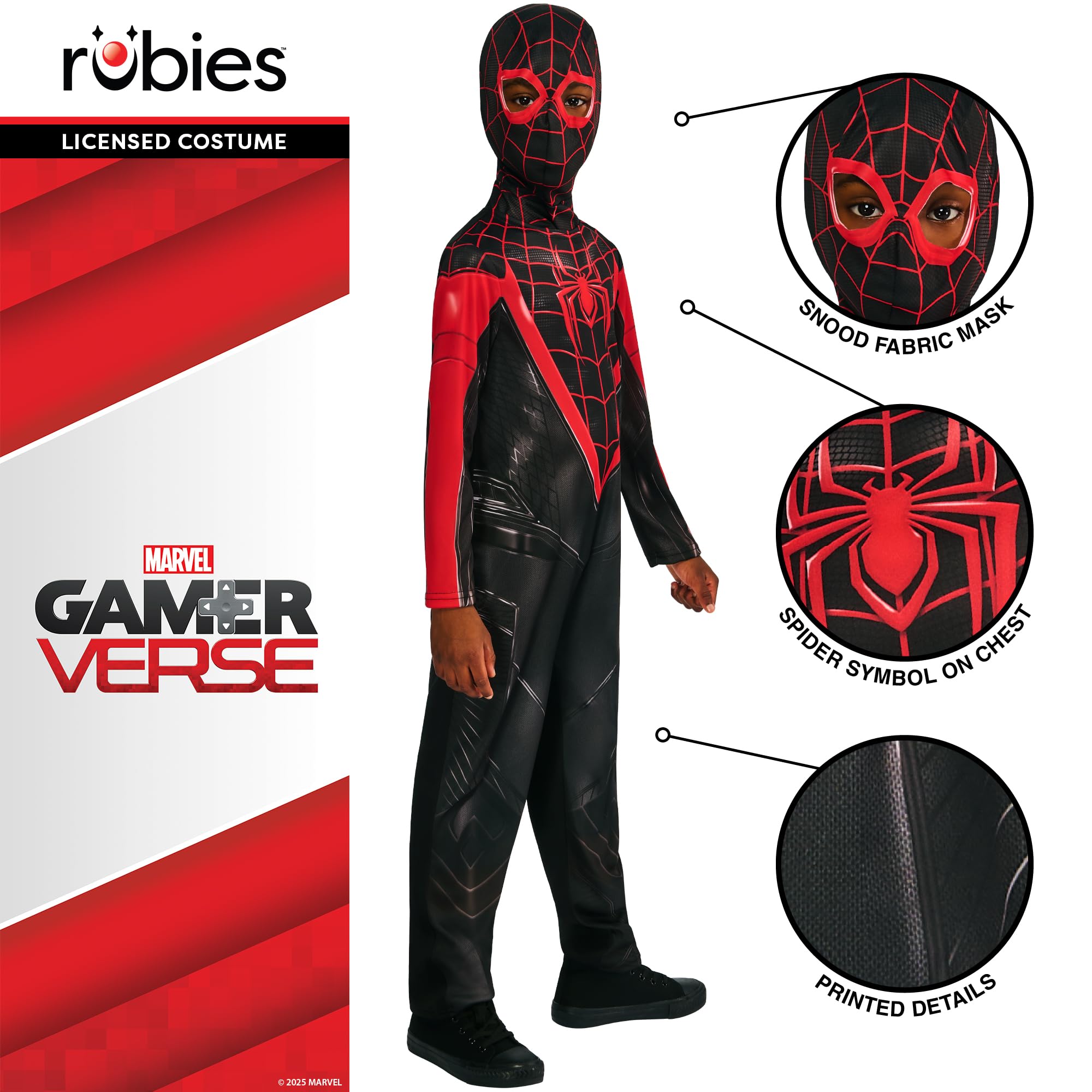 rubie-s-deluxe-miles-morales-spiderman-kost-m-5-6-jahre image 3