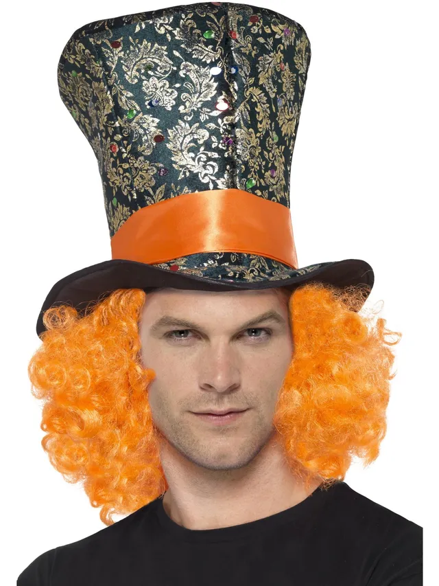 smiffys-fever-mad-hatter-zylinder-bunt-mit-haaren image 1