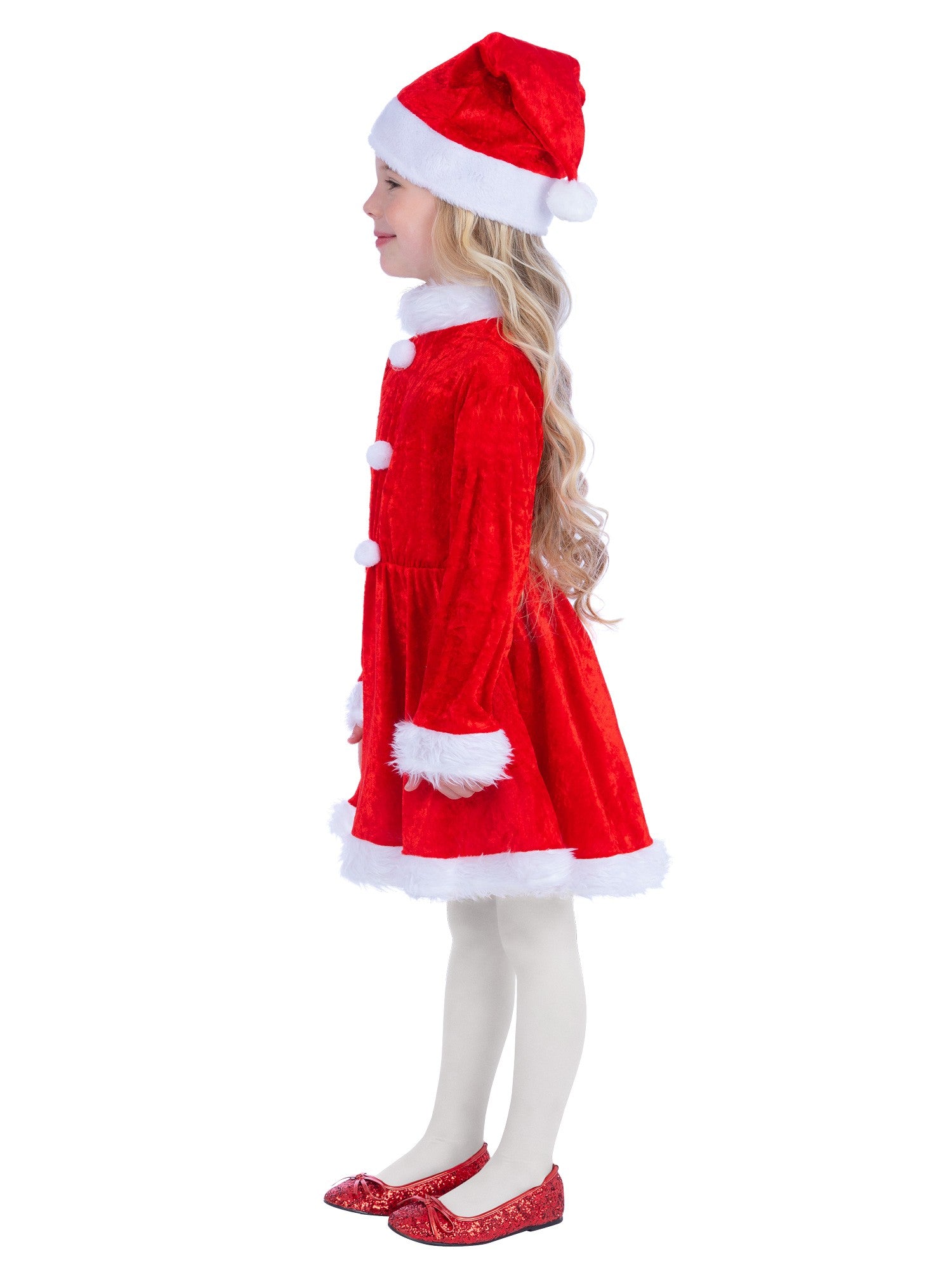 smiffys-fever-mini-miss-santa-kost-m-m-dchen-s-4-6-j image 3