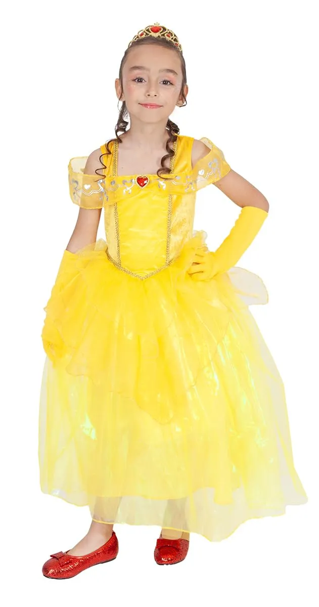 rubie-s-deluxe-prinzessinnenkost-m-gelb-3-4-jahre-kleid image 1