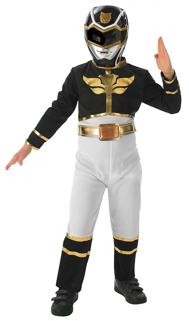 rubie-s-deluxe-black-power-ranger-kost-m-gr-m-mit-maske image 1