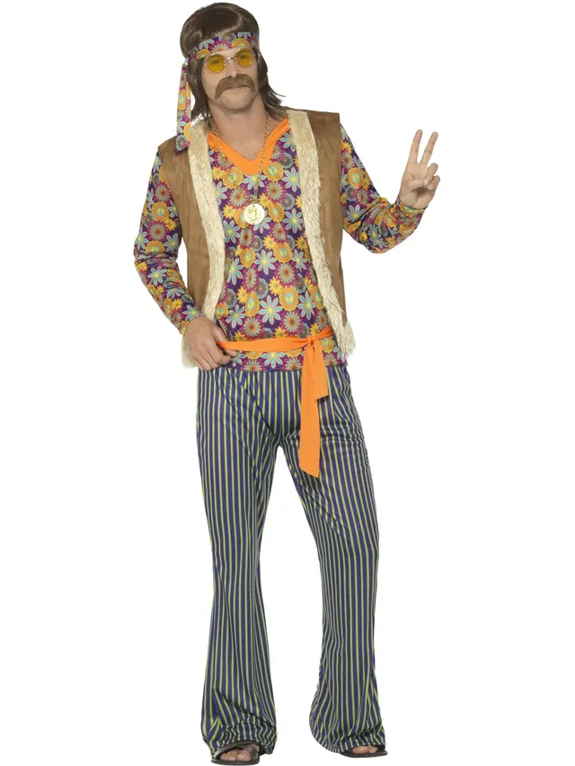 smiffys-fever-60s-s-nger-kost-m-herren-bunt-5-teilig image 1