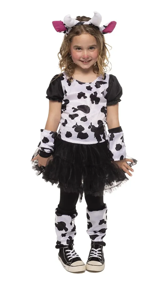rubie-s-deluxe-kuh-tutu-kost-m-kinder-m-5-7-jahre image 1