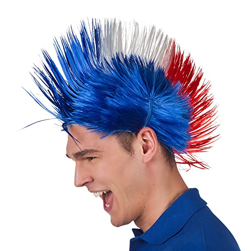 boland-62024-per-cke-frankreich-irokese-fan-blau-wei-rot image 3