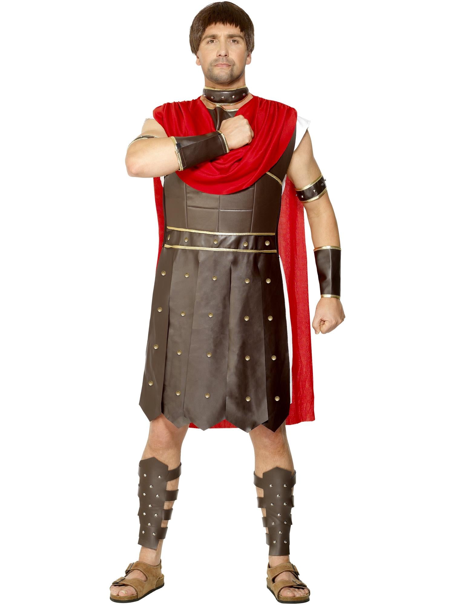smiffys-fever-centurion-kost-m-herren-braun-gr-m image 2