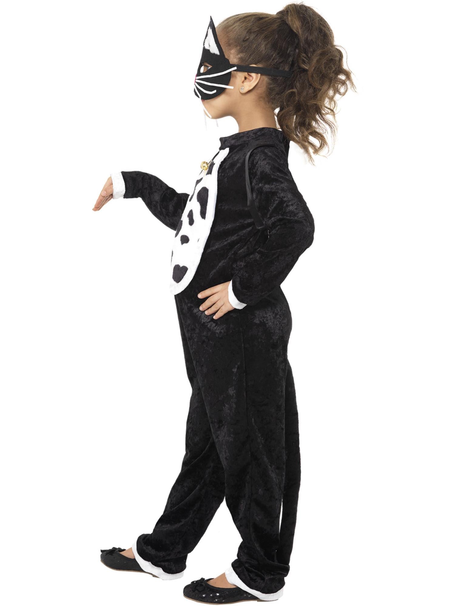 smiffys-fever-cat-kost-m-kinder-schwarz-mit-maske-gr-s-m image 3