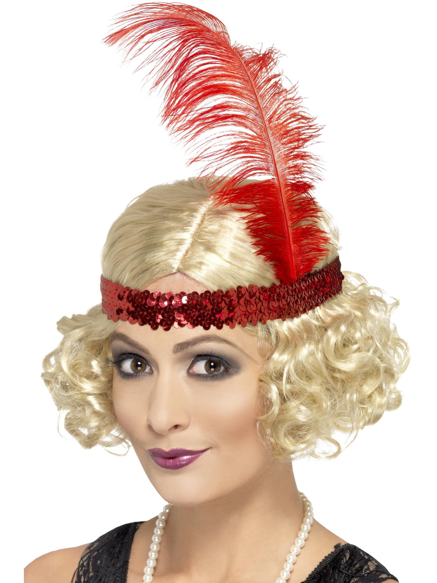 smiffys-fever-charleston-per-cke-blond-mit-stirnband image 1