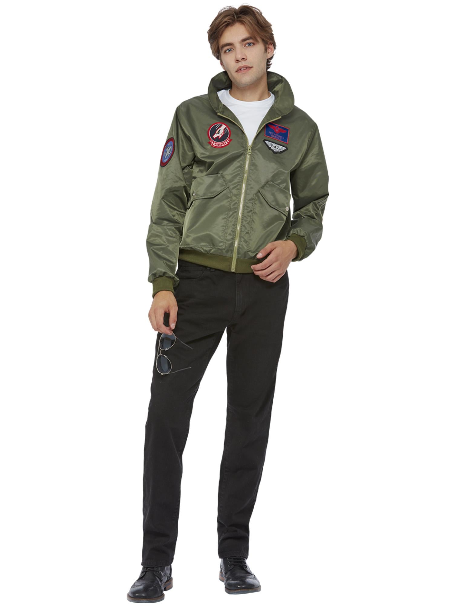 smiffys-fever-top-gun-maverick-bomberjacke-gr-n-l-42-44 image 4