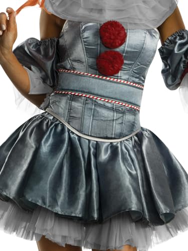 rubie-s-deluxe-pennywise-damen-kost-m-s-horror-clown image 6