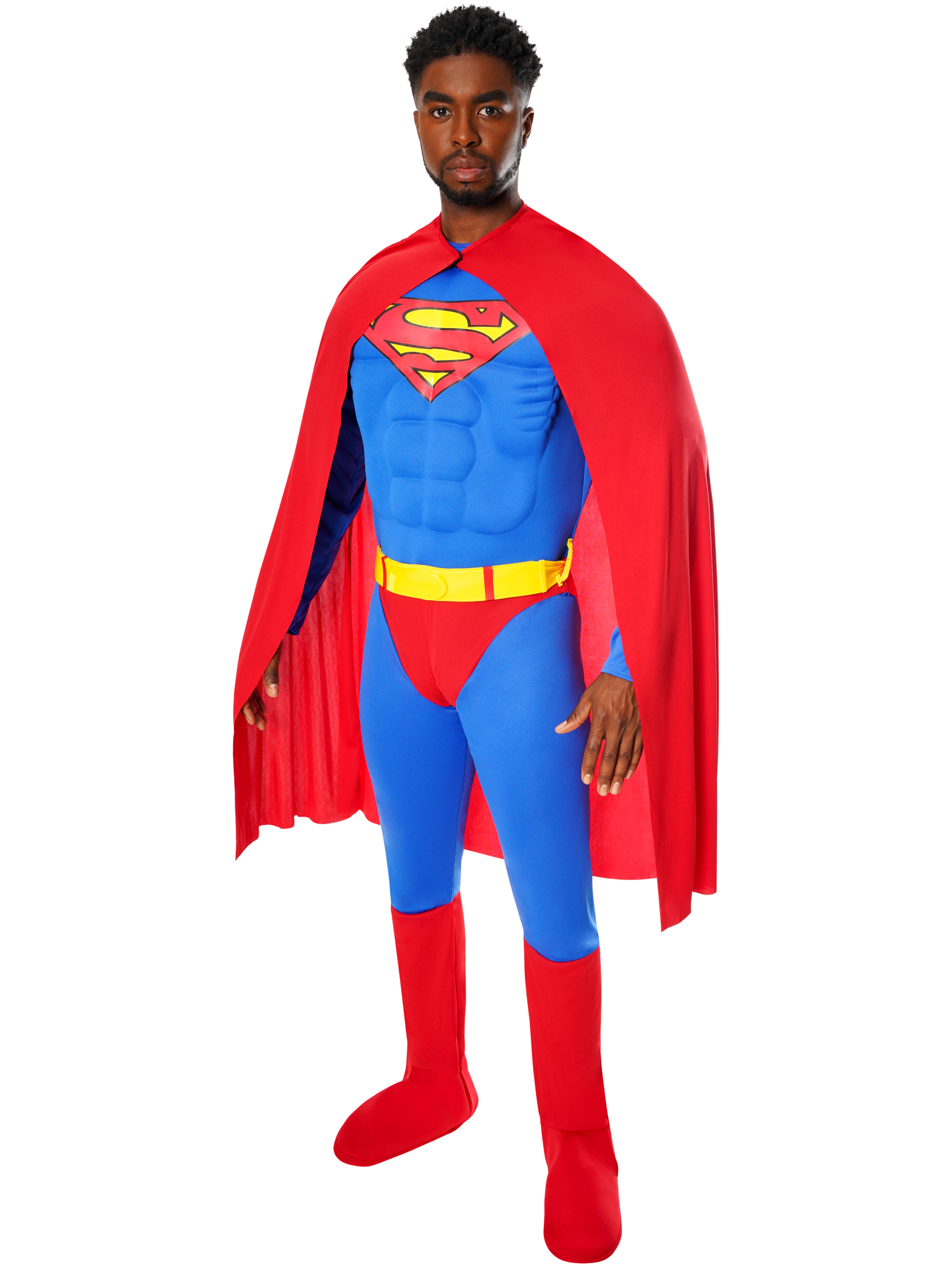rubies-superman-kost-m-luxe-mit-muskeln-und-cape image 2