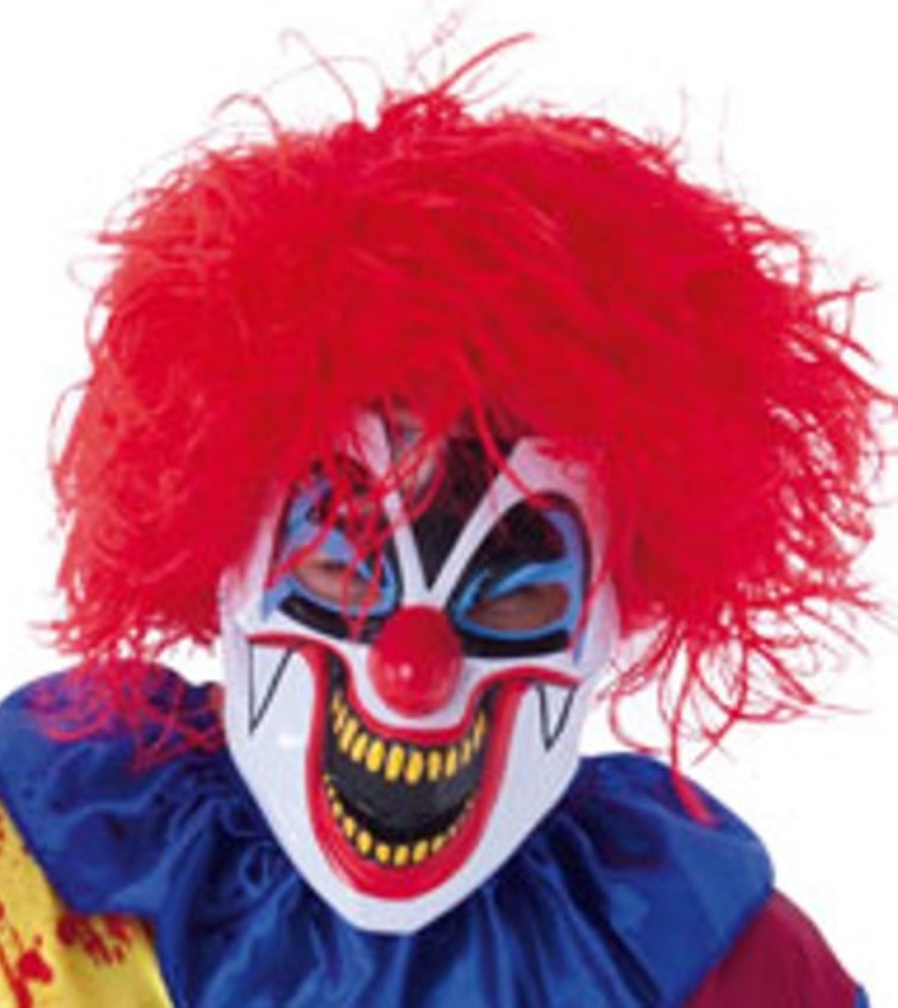 rubies-horror-clown-maske-bunt-pvc-halloween image 2