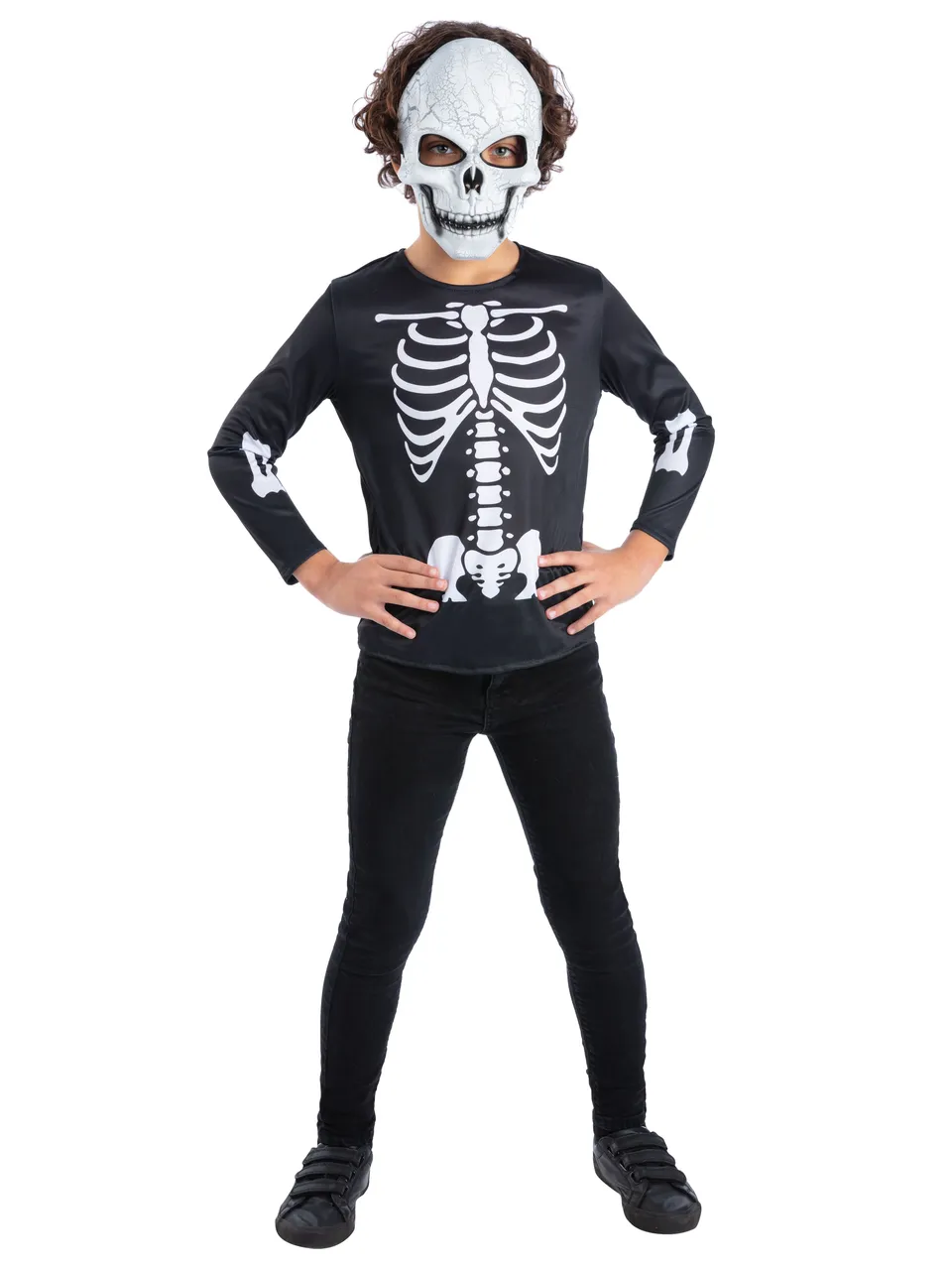 rubies-d-guisements-skelett-kost-m-kinder-top-maske image 1