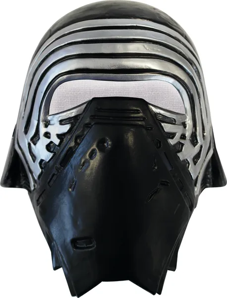 rubies-kylo-ren-maske-schwarz-metallic-pvc-mit-gummizug image 1