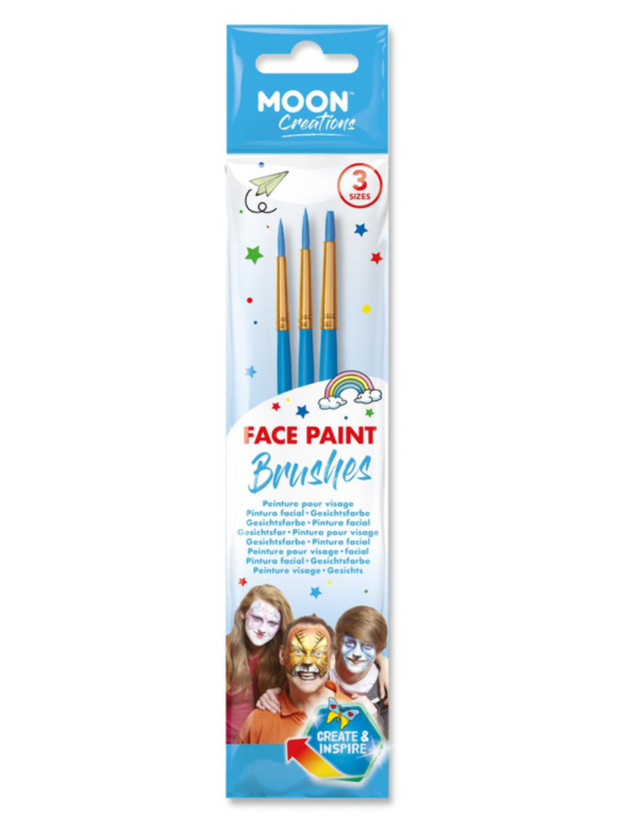 moon-creations-face-paint-pinsel-blau-3er-schminke image 1