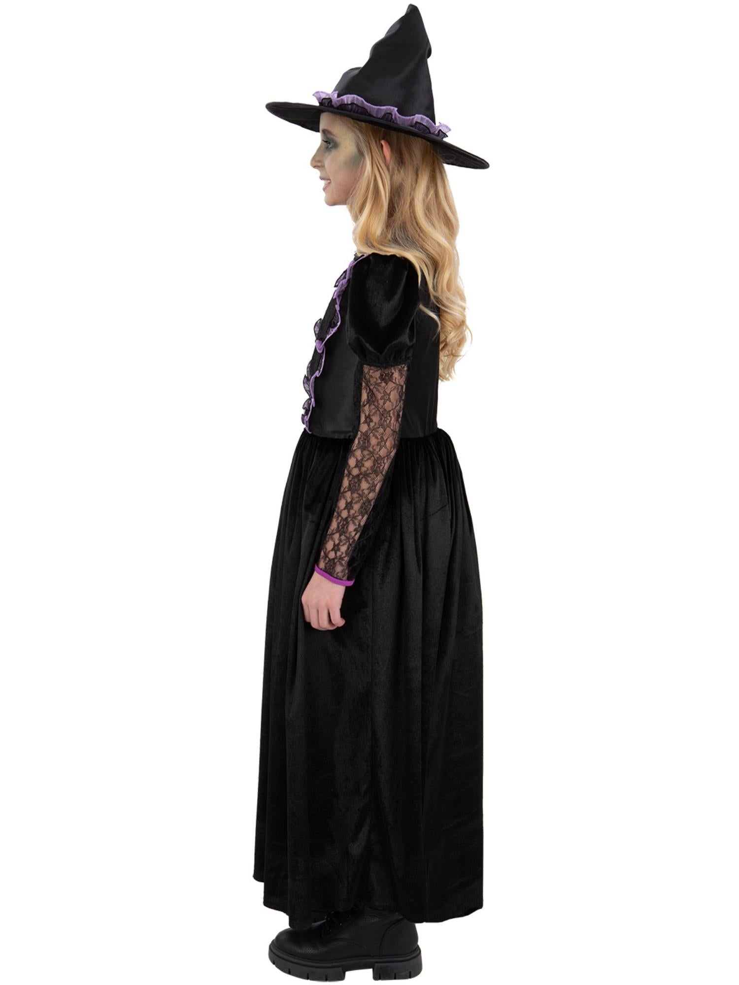 smiffys-fever-witch-from-the-west-hexenkost-m-m-dchen-schwarz-lila-m image 3