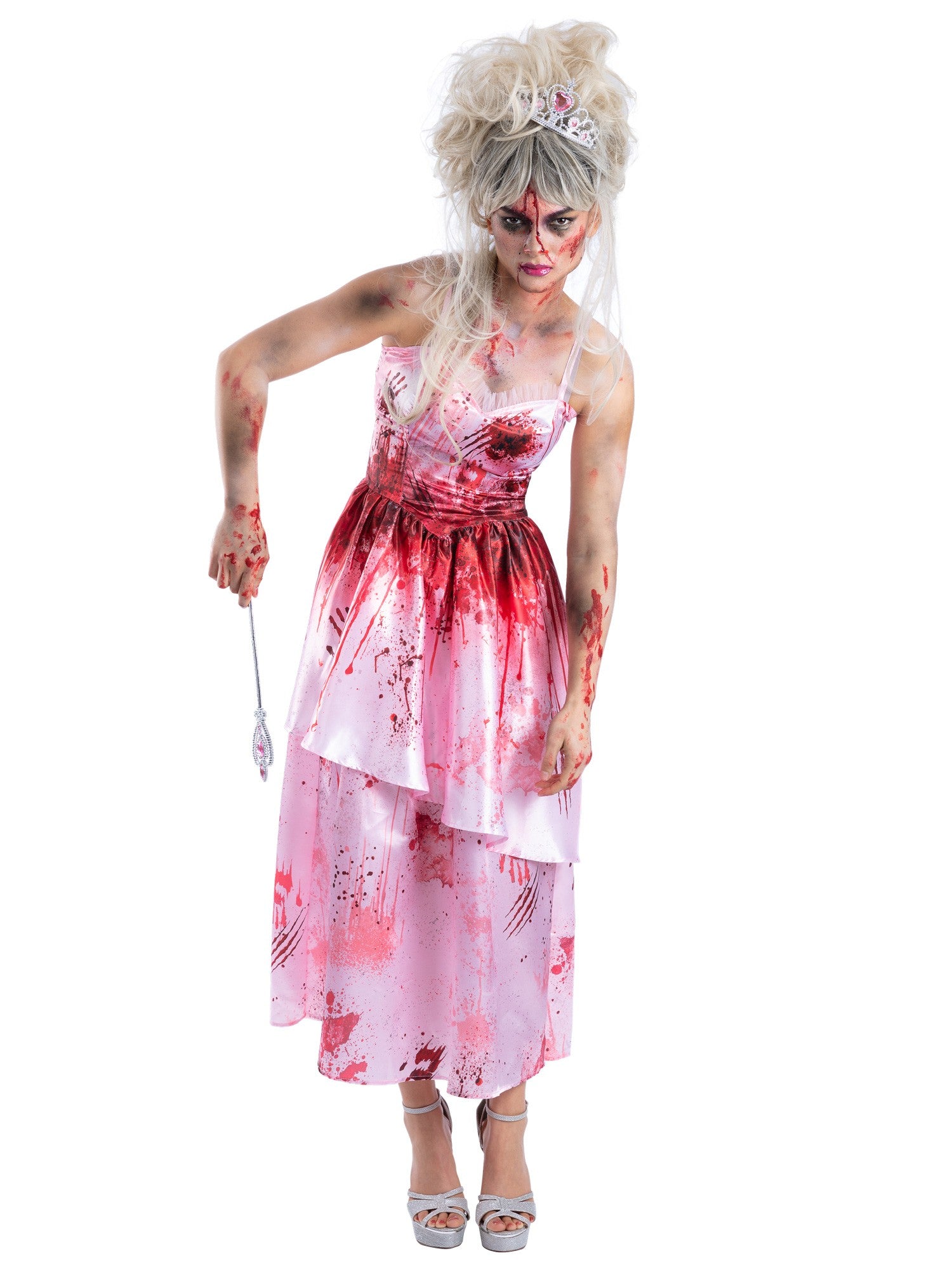 smiffys-fever-zombie-prinzessin-kost-m-m-rosa image 4
