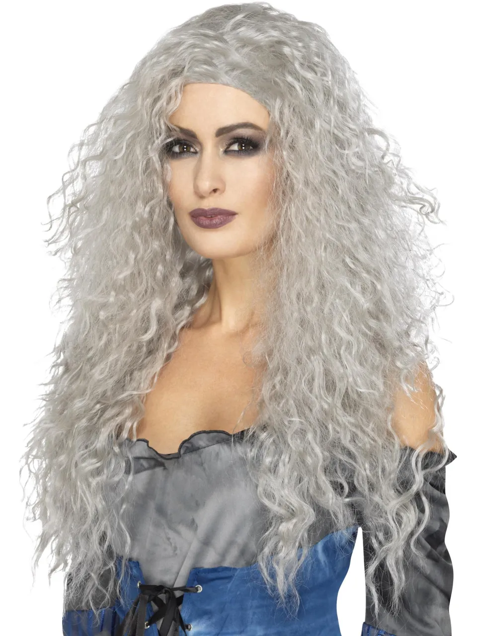 smiffys-fever-banshee-per-cke-grau-lang-lockig-damen image 1