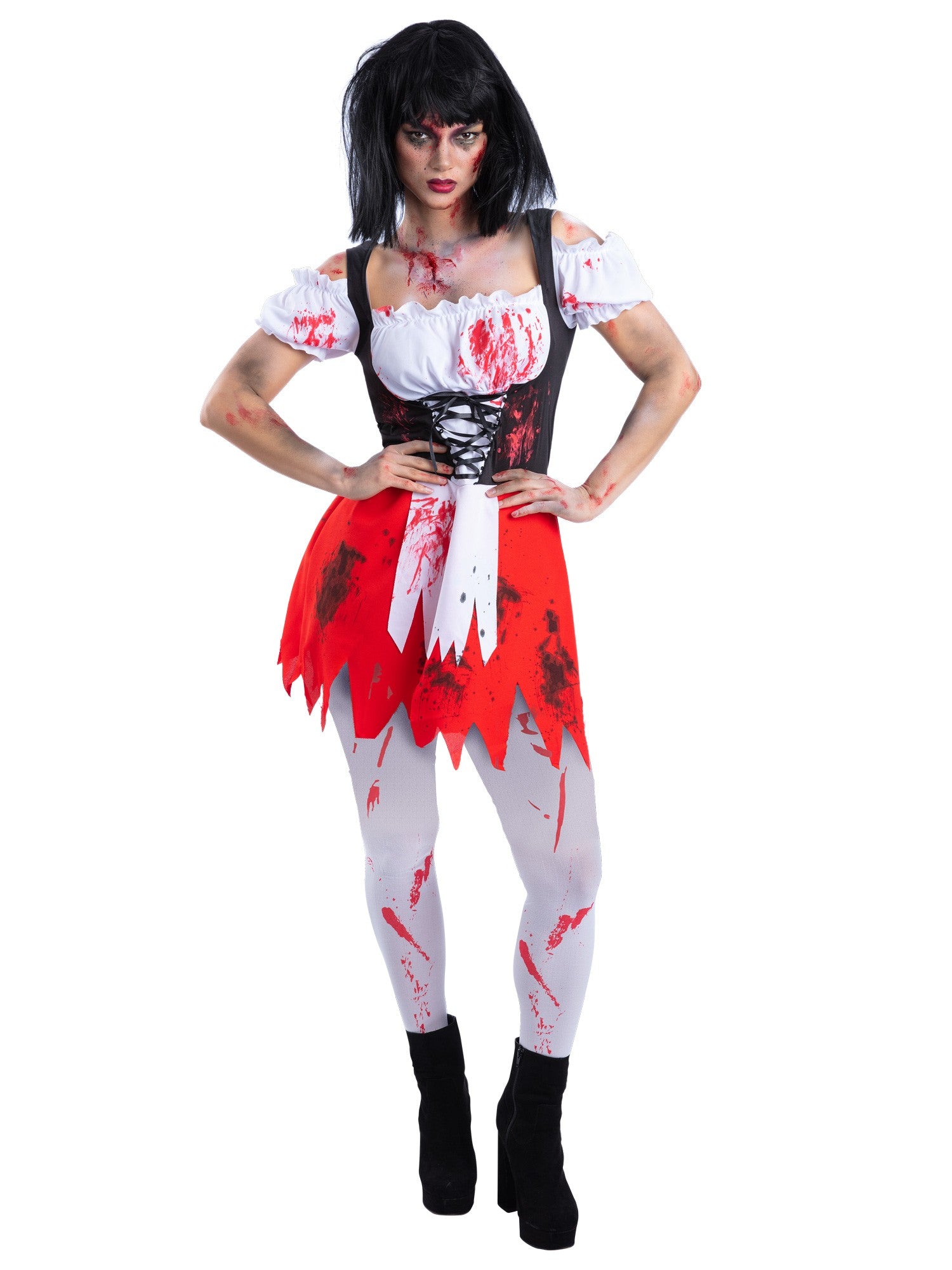 smiffys-fever-zombie-rotk-ppchen-kost-m-damen-rot-m image 4