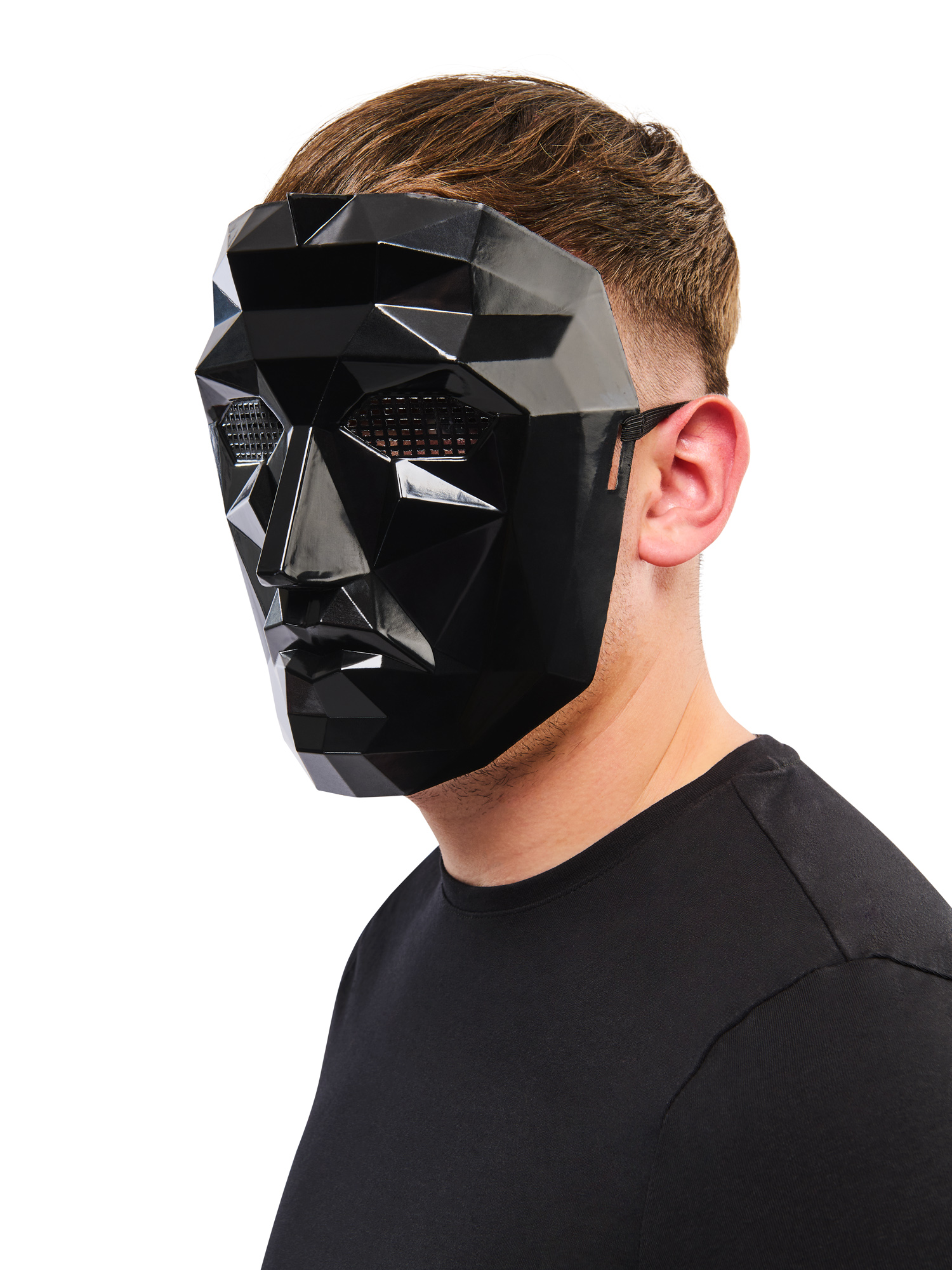rubies-squid-game-frontman-maske-erwachsene-schwarz-kunststoff image 3