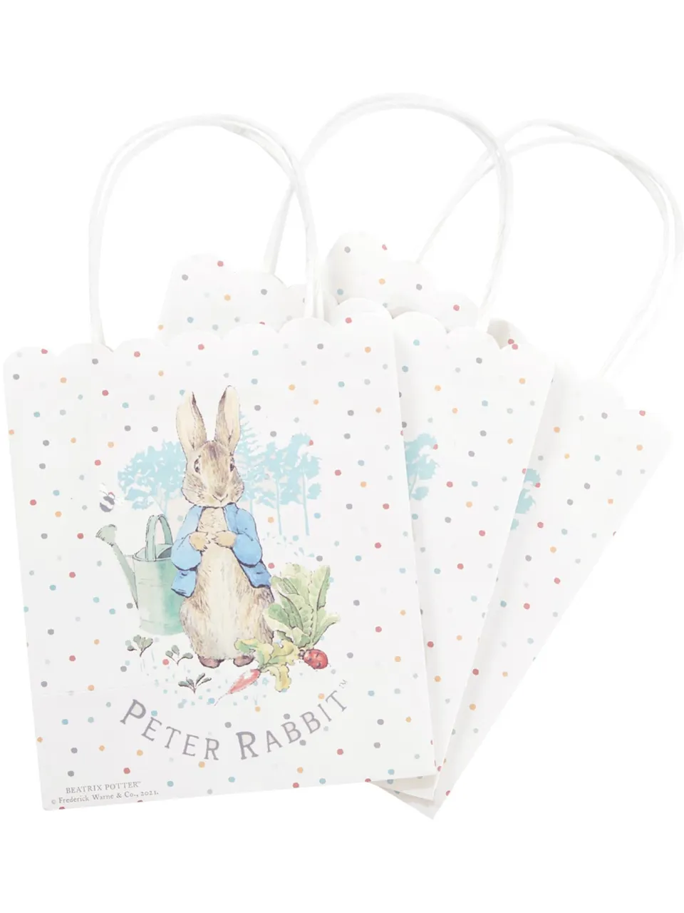 smiffys-fever-peter-rabbit-party-bags-6er-t-ten-17x20-cm image 1