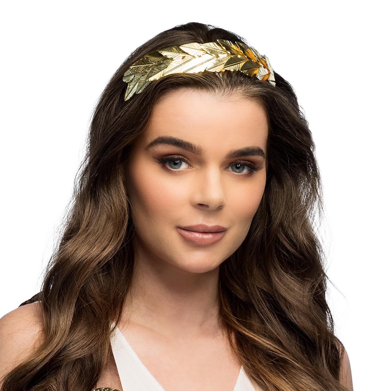 boland-64520-haarschmuck-lorbeerkranz-gold-diadem-metall image 2