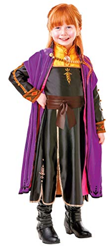 rubie-s-deluxe-anna-frozen-2-kinderkleid-5-6-jahre-premium image 2