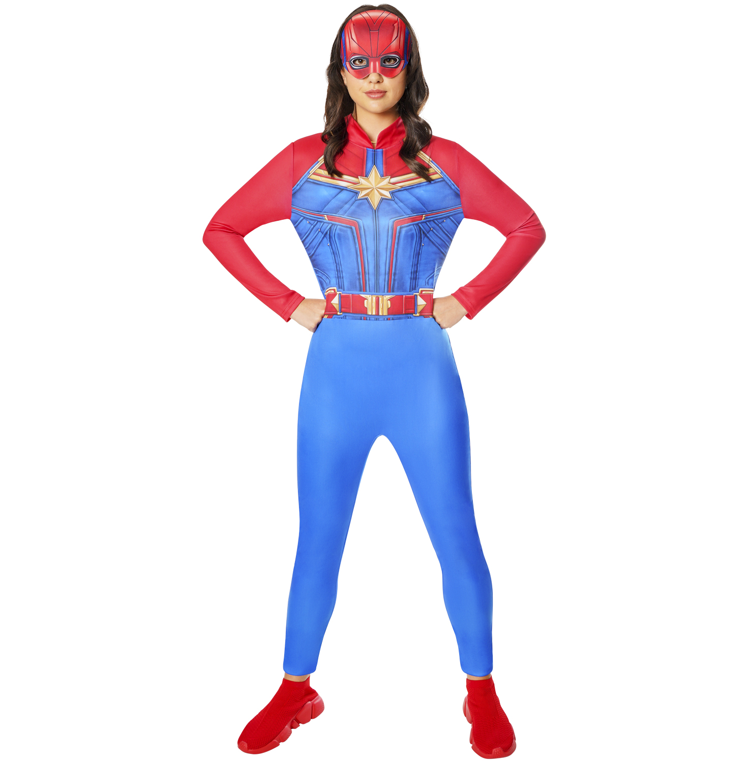 rubies-d-guisements-captain-marvel-kost-m-erwachsene image 1
