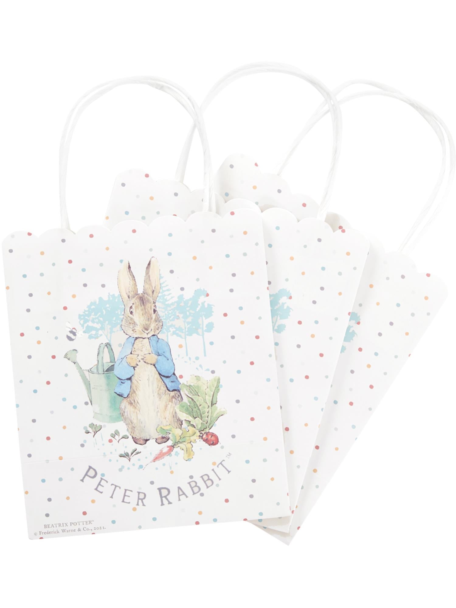 smiffys-fever-peter-rabbit-party-bags-6er-t-ten-17x20-cm image 1
