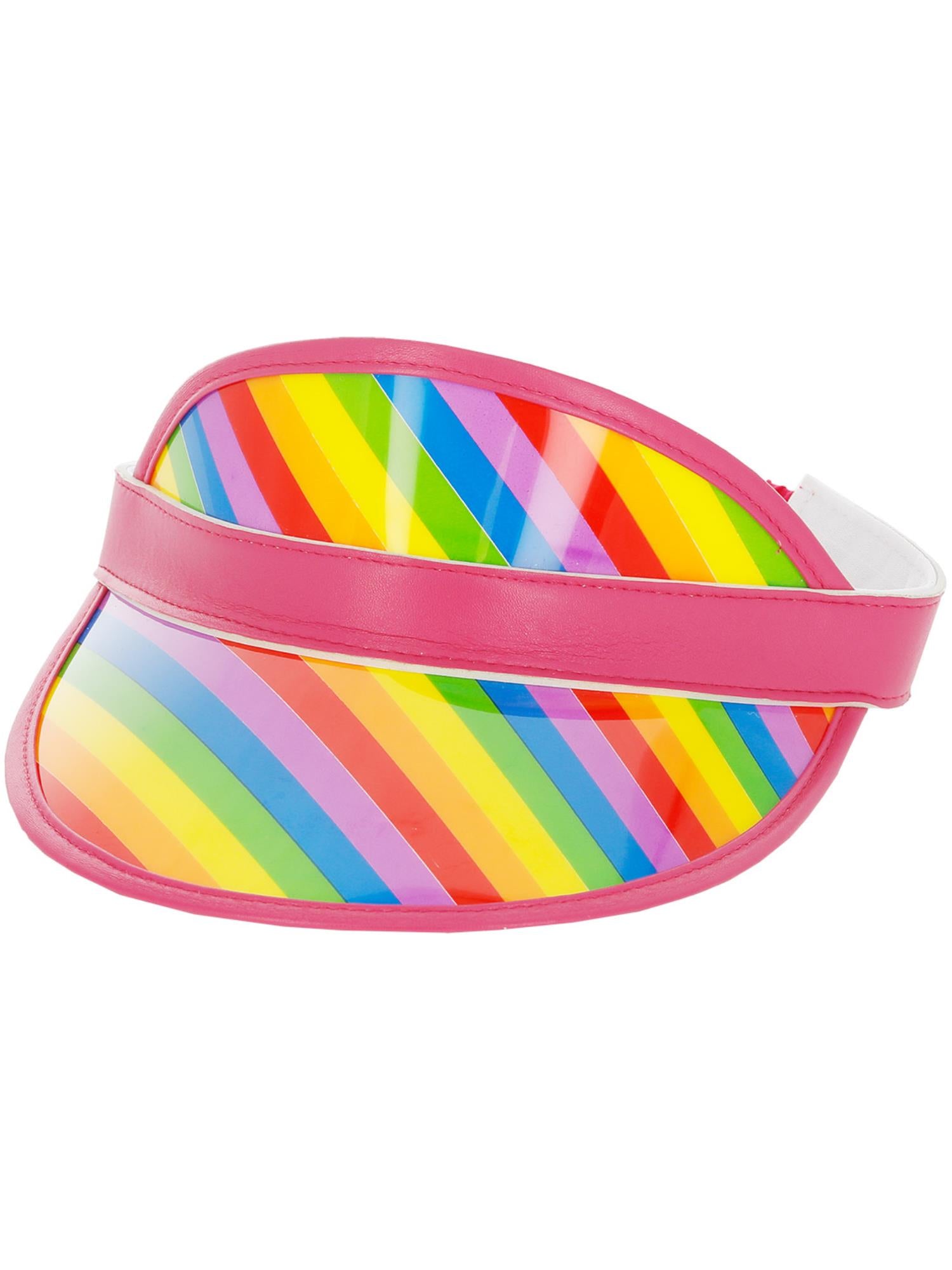 smiffys-fever-transparent-visor-regenbogen-sonnenschild image 2