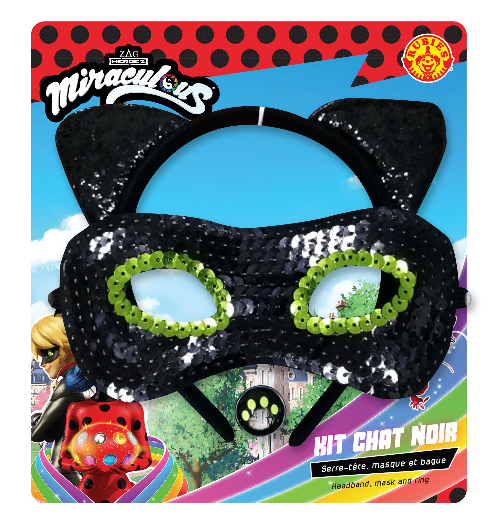 rubies-katze-accessoire-set-schwarz-3-teilig image 2