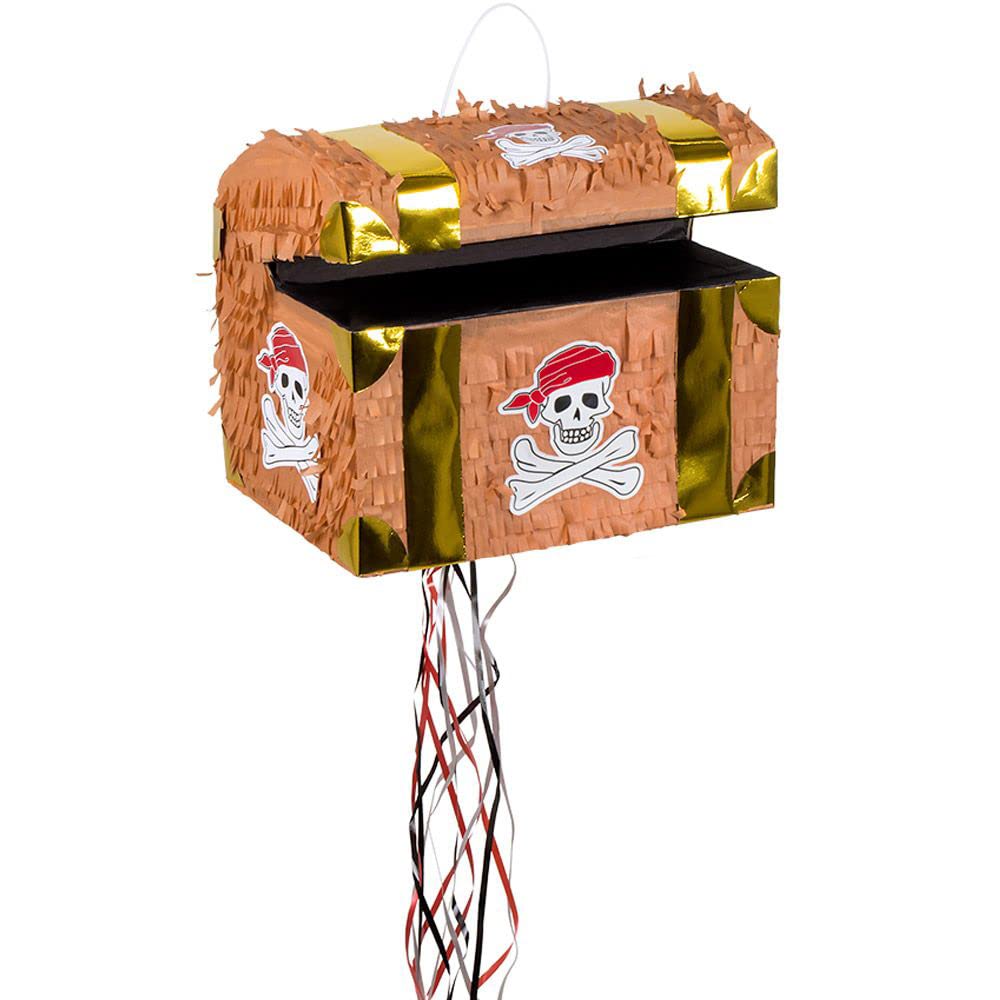 boland-decorations-pinata-schatztruhe-30cm-pirat-pinata image 1