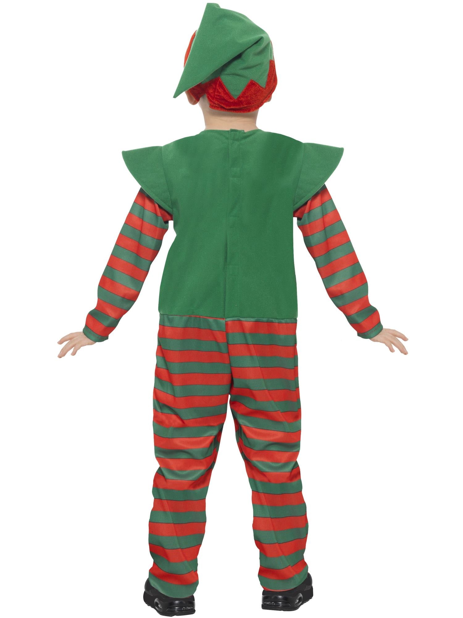 smiffys-fever-elf-kleinkind-kost-m-rot-gr-n-mit-m-tze image 2