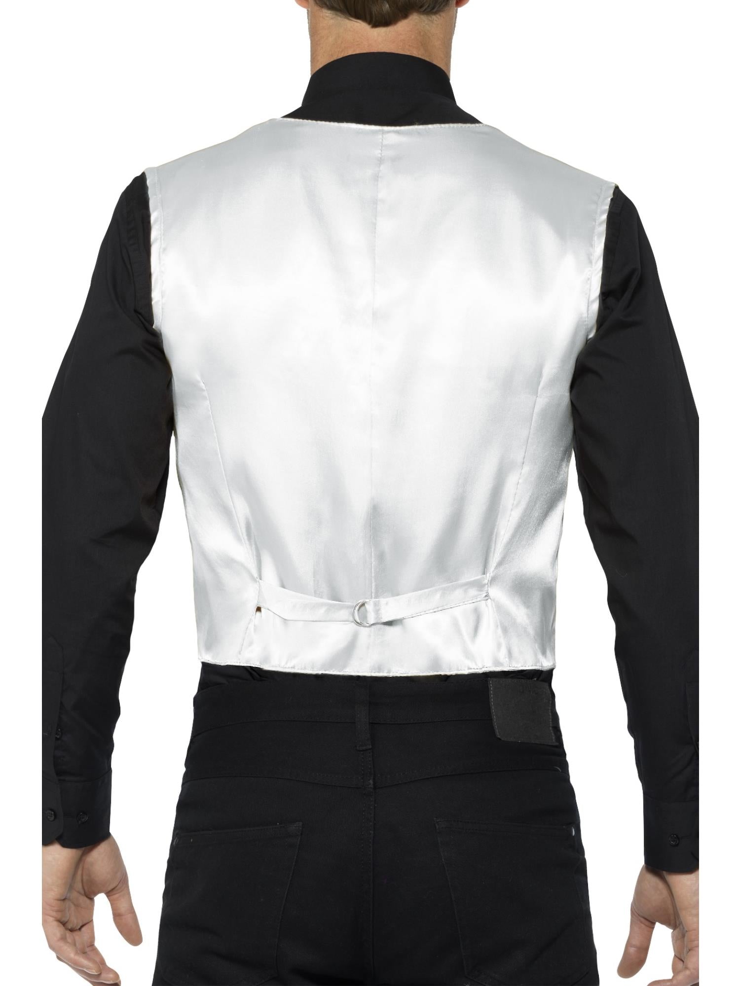smiffys-fever-paillettenweste-silber-herren-gr-e-m image 2