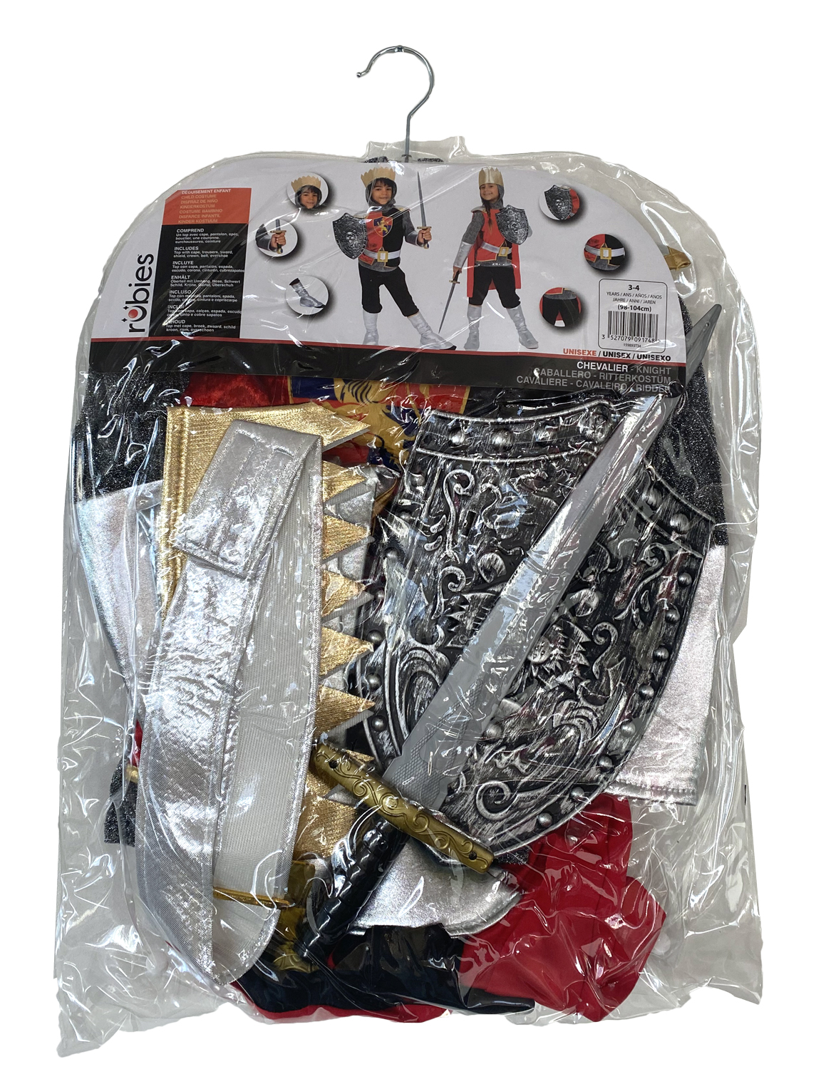 rubies-ritter-kost-m-mittelalter-luxe-mit-umhang image 2