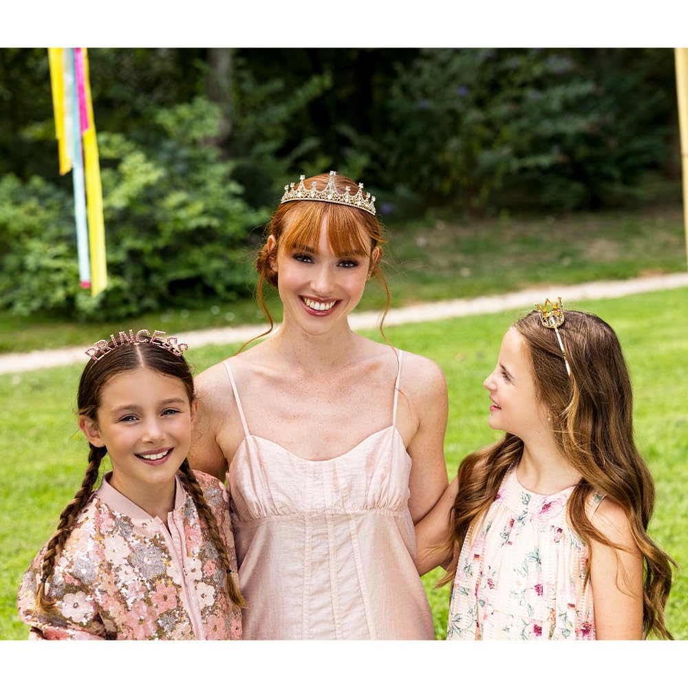 boland-princess-haarreif-diadem-metall-pink-glitzersteine image 6