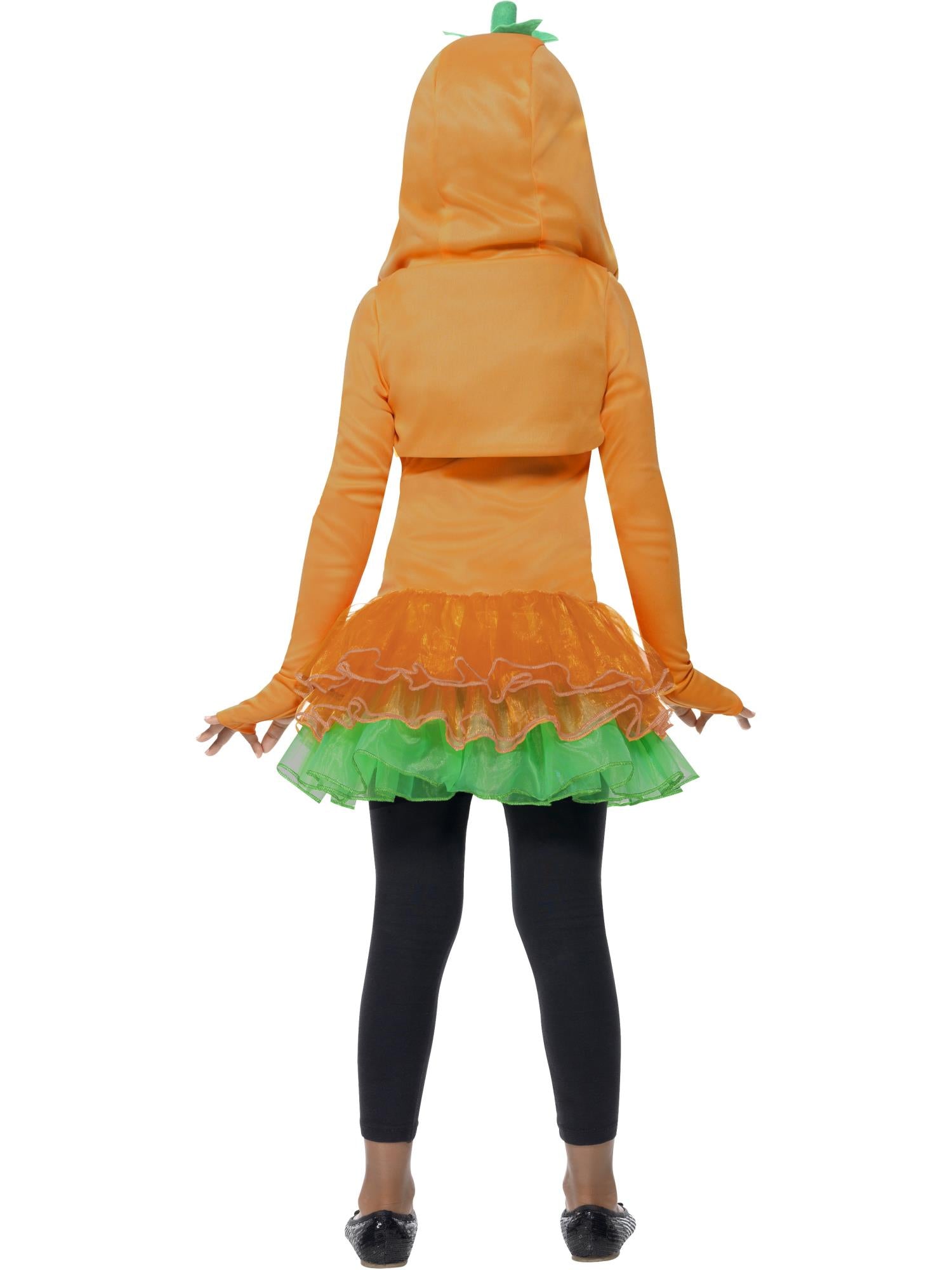 smiffys-fever-k-rbis-kost-m-m-dchen-orange-tutu-kleid image 2