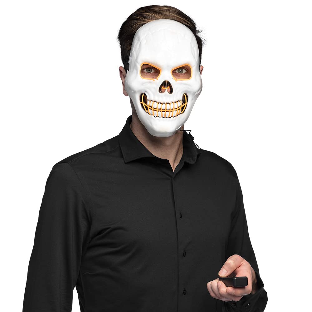 boland-masks-killer-skull-led-maske-wei-72258-gelb image 3